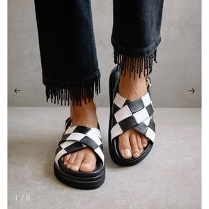 ALOHAS checkered sandals